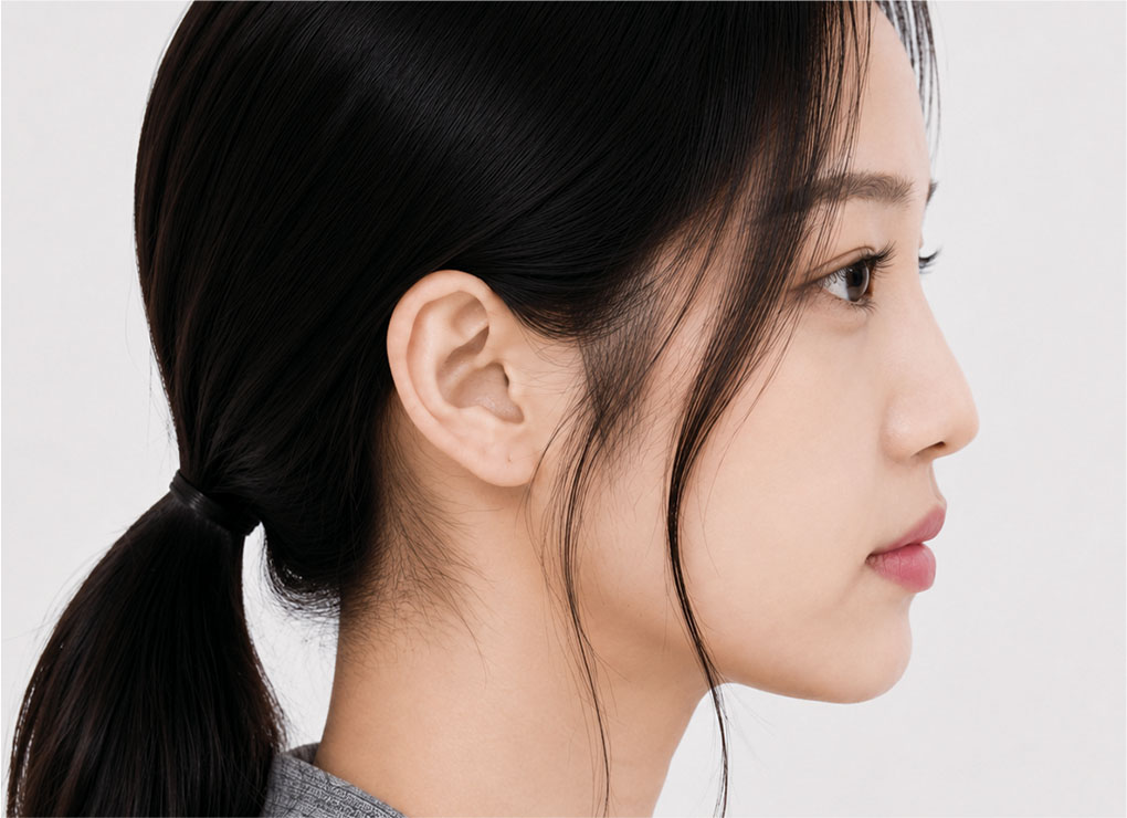 Dimensional Nasal Bridge Line before