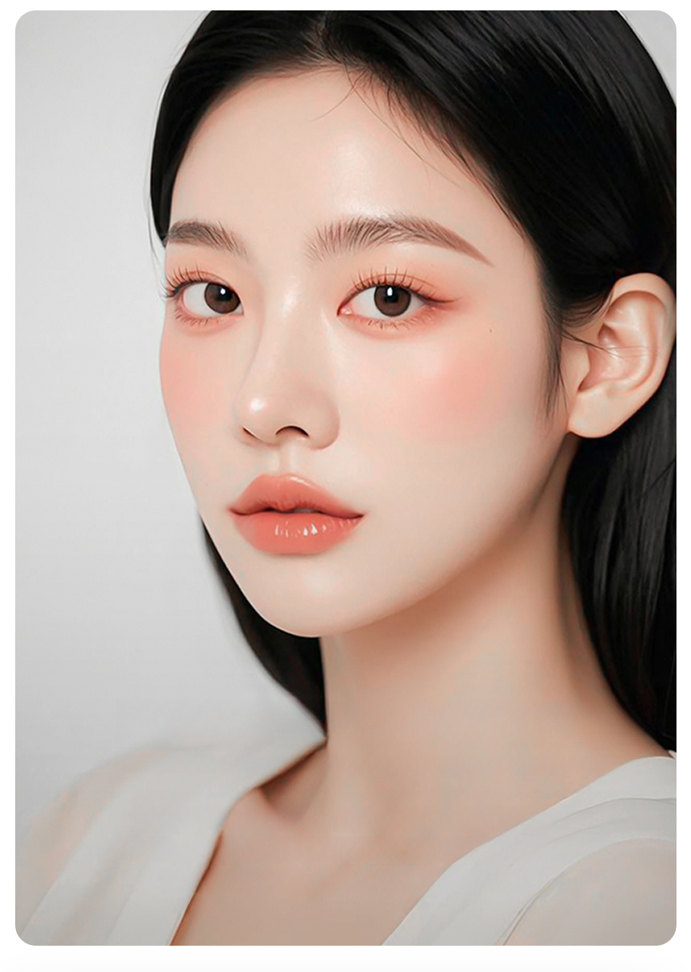 Cupid lip surgery model